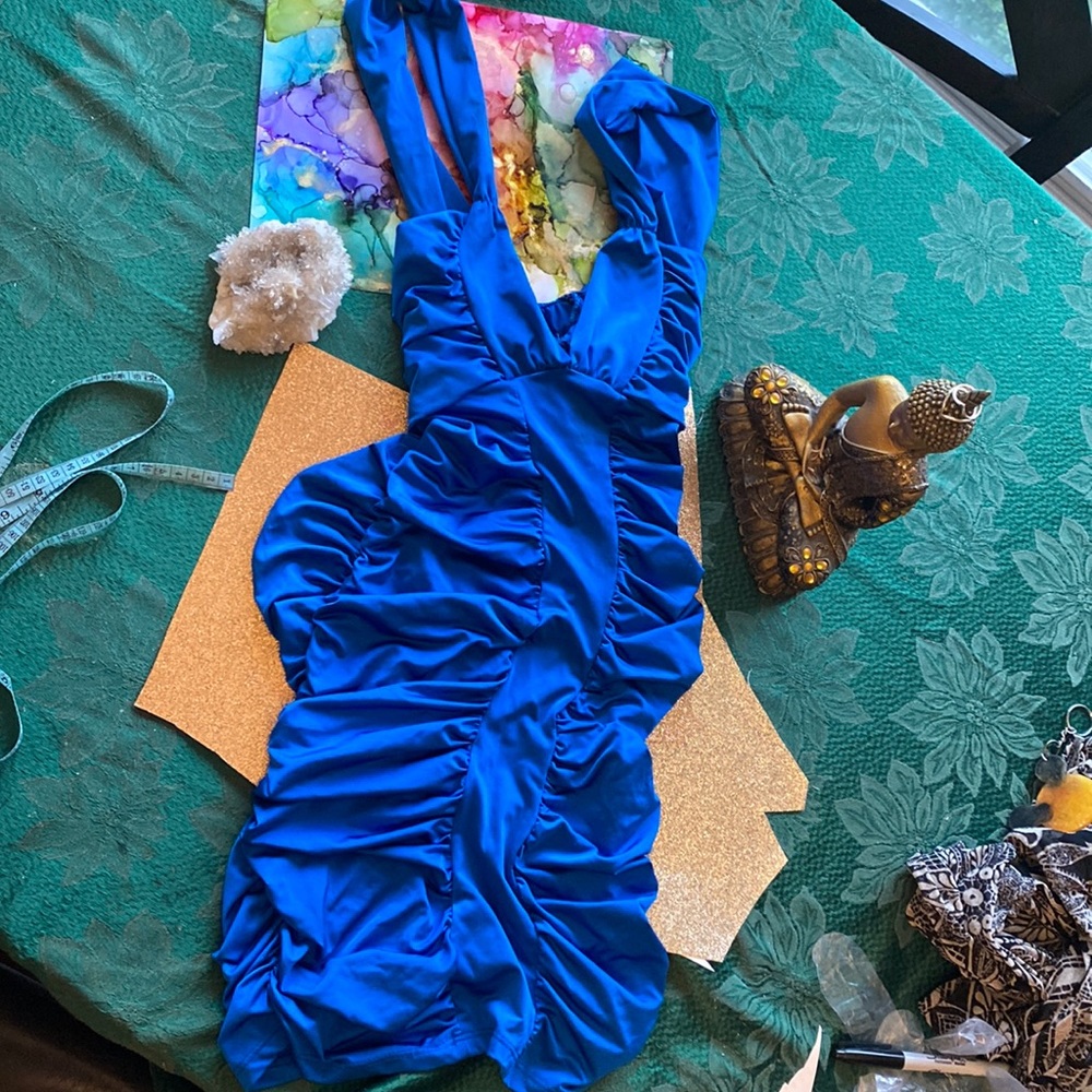 Blue XSmall Club Dress (no tag, Sirens or Dynamite)